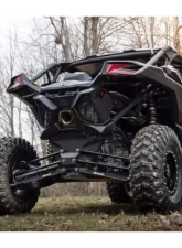 SuperATV 64 Inch Wide Black Boxed Radius Lower Arms (2 Rods) Can-AM Maverick X3 2017+                                     - RA-CA-X3-001-B2-02 - Image 5