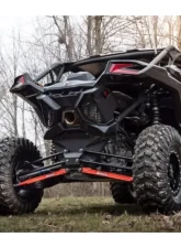 SuperATV 64 Inch Wide Red Boxed Radius Lower Arms (2 Rods) Can-AM Maverick X3 2017+                                     - RA-CA-X3-001-B2-14 - Image 2