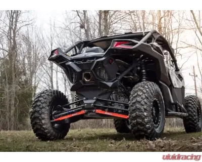 SuperATV 64 Inch Wide Red Boxed Radius Lower Arms (2 Rods) Can-AM Maverick X3 2017+ - RA-CA-X3-001-B2-14
