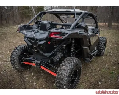 SuperATV 64 Inch Wide Red Boxed Radius Lower Arms (2 Rods) Can-AM Maverick X3 2017+ - RA-CA-X3-001-B2-14
