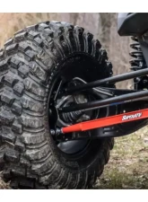 SuperATV 64 Inch Wide Red Boxed Radius Lower Arms (2 Rods) Can-AM Maverick X3 2017+                                     - RA-CA-X3-001-B2-14 - Image 4