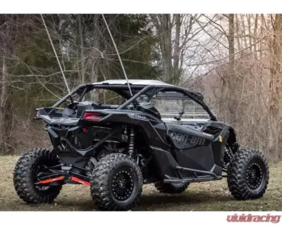 SuperATV 64 Inch Wide Red Boxed Radius Lower Arms (2 Rods) Can-AM Maverick X3 2017+ - RA-CA-X3-001-B2-14