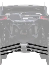 SuperATV 64 Inch Wide Black Tubed Radius Arms Complete Kit (6 Rods) Can-AM Maverick X3 2017+                                     - RA-CA-X3-TU-02 - Image 5