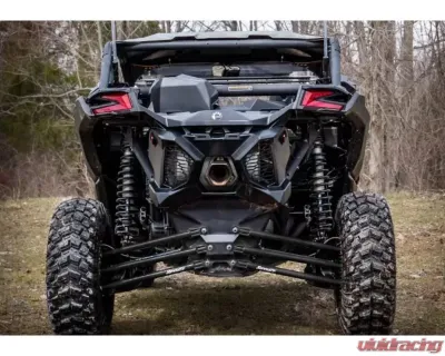 SuperATV 64 Inch Wide Black Tubed Radius Arms Complete Kit (6 Rods) Can-AM Maverick X3 2017+ - RA-CA-X3-TU-02
