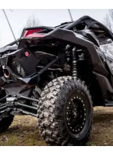 SuperATV 64 Inch Wide Black Tubed Radius Arms Complete Kit (6 Rods) Can-AM Maverick X3 2017+                                     - RA-CA-X3-TU-02 - Image 5