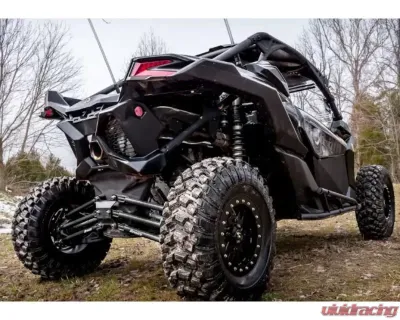 SuperATV 64 Inch Wide Black Tubed Radius Arms Complete Kit (6 Rods) Can-AM Maverick X3 2017+ - RA-CA-X3-TU-02