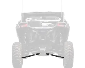 SuperATV 64 Inch Wide Black Tubed Radius Lower Arms (2 Rods) Can-AM Maverick X3 2017+