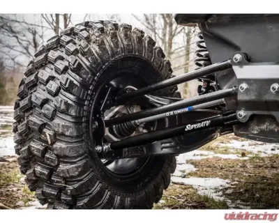 SuperATV 64 Inch Wide Black Tubed Radius Lower Arms (2 Rods) Can-AM Maverick X3 2017+ - RA-CA-X3-TU-B2-02