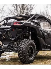 SuperATV 64 Inch Wide Black Tubed Radius Lower Arms (2 Rods) Can-AM Maverick X3 2017+                                     - RA-CA-X3-TU-B2-02 - Image 4