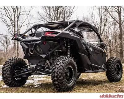 SuperATV 64 Inch Wide Black Tubed Radius Lower Arms (2 Rods) Can-AM Maverick X3 2017+ - RA-CA-X3-TU-B2-02