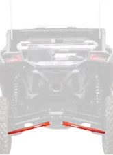 SuperATV 64 Inch Wide Red Tubed Radius Lower Arms (2 Rods) Can-AM Maverick X3 2017+                                     - RA-CA-X3-TU-B2-14 - Image 5