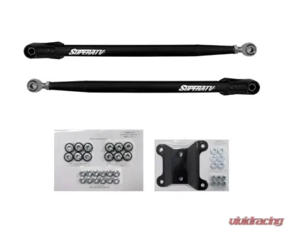 SuperATV 64 Inch Wide Red Tubed Radius Lower Arms (2 Rods) Can-AM Maverick X3 2017+ - RA-CA-X3-TU-B2-14