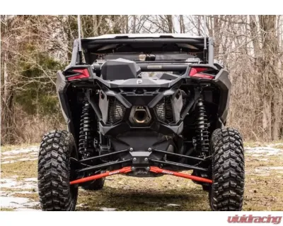 SuperATV 64 Inch Wide Red Tubed Radius Lower Arms (2 Rods) Can-AM Maverick X3 2017+ - RA-CA-X3-TU-B2-14