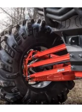 SuperATV 72 Inch Wide Red Boxed Radius Arms Complete Kit (6 Rods) Can-AM Maverick X3 2017+                                     - RA-CA-X3RS-BX-14 - Image 4