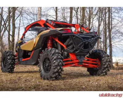 SuperATV 72 Inch Wide Red Boxed Radius Arms Complete Kit (6 Rods) Can-AM Maverick X3 2017+ - RA-CA-X3RS-BX-14