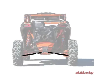SuperATV 72 Inch Wide Black Boxed Radius Lower Arms (2 Rods) Can-AM Maverick X3 2017+ - RA-CA-X3RS-BX-B2-02