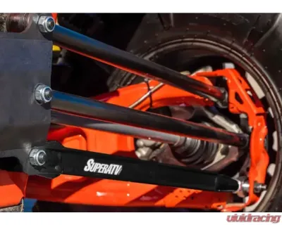 SuperATV 72 Inch Wide Black Boxed Radius Lower Arms (2 Rods) Can-AM Maverick X3 2017+ - RA-CA-X3RS-BX-B2-02