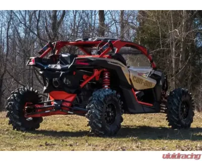 SuperATV 72 Inch Wide Black Boxed Radius Lower Arms (2 Rods) Can-AM Maverick X3 2017+ - RA-CA-X3RS-BX-B2-02