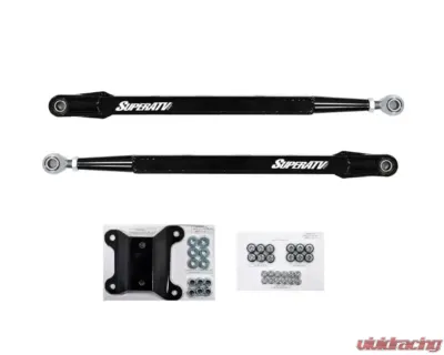 SuperATV 72 Inch Wide Black Boxed Radius Lower Arms (2 Rods) Can-AM Maverick X3 2017+ - RA-CA-X3RS-BX-B2-02