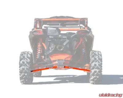 SuperATV 72 Inch Wide Red Boxed Radius Lower Arms (2 Rods) Can-AM Maverick X3 2017+ - RA-CA-X3RS-BX-B2-14