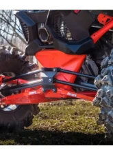 SuperATV 72 Inch Wide Red Boxed Radius Lower Arms (2 Rods) Can-AM Maverick X3 2017+                                     - RA-CA-X3RS-BX-B2-14 - Image 5