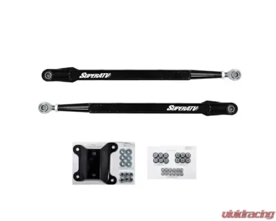 SuperATV 72 Inch Wide Red Boxed Radius Lower Arms (2 Rods) Can-AM Maverick X3 2017+ - RA-CA-X3RS-BX-B2-14