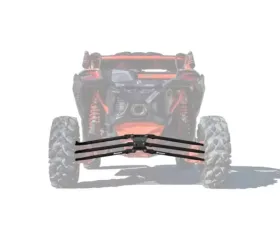 SuperATV 72 Inch Wide Black Tubed Radius Arms Complete Kit (6 Rods) Can-AM Maverick X3 2017+