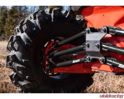 SuperATV 72 Inch Wide Black Tubed Radius Arms Complete Kit (6 Rods) Can-AM Maverick X3 2017+ - RA-CA-X3RS-TU-02