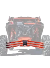 SuperATV 72 Inch Wide Red Tubed Radius Arms Complete Kit (6 Rods) Can-AM Maverick X3 2017+                                     - RA-CA-X3RS-TU-14 - Image 6