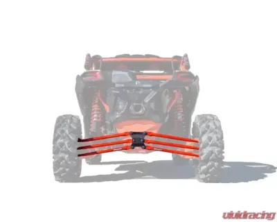 SuperATV 72 Inch Wide Red Tubed Radius Arms Complete Kit (6 Rods) Can-AM Maverick X3 2017+ - RA-CA-X3RS-TU-14