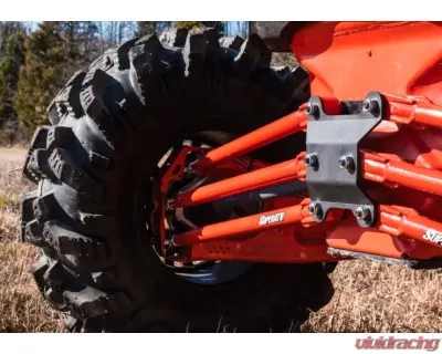 SuperATV 72 Inch Wide Red Tubed Radius Arms Complete Kit (6 Rods) Can-AM Maverick X3 2017+ - RA-CA-X3RS-TU-14