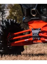 SuperATV 72 Inch Wide Red Tubed Radius Arms Complete Kit (6 Rods) Can-AM Maverick X3 2017+                                     - RA-CA-X3RS-TU-14 - Image 5