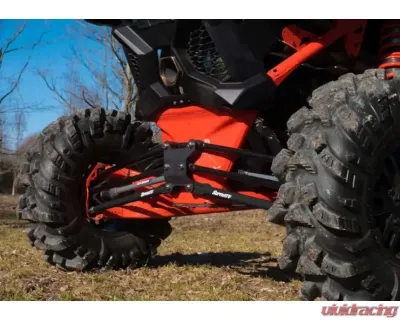 SuperATV 72 Inch Wide Black Tubed Radius Lower Arms (2 Rods) Can-AM Maverick X3 2017+ - RA-CA-X3RS-TU-B2-02