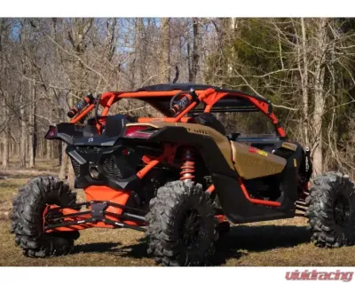 SuperATV 72 Inch Wide Black Tubed Radius Lower Arms (2 Rods) Can-AM Maverick X3 2017+ - RA-CA-X3RS-TU-B2-02