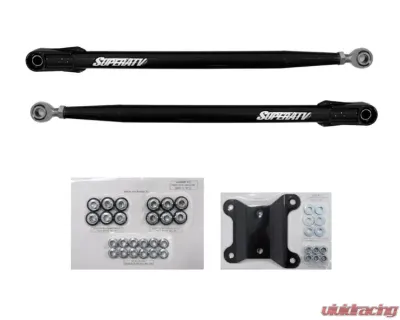 SuperATV 72 Inch Wide Black Tubed Radius Lower Arms (2 Rods) Can-AM Maverick X3 2017+ - RA-CA-X3RS-TU-B2-02