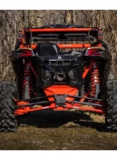 SuperATV 72 Inch Wide Red Tubed Radius Lower Arms (2 Rods) Can-AM Maverick X3 2017+                                     - RA-CA-X3RS-TU-B2-14 - Image 5