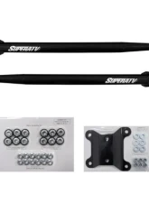 SuperATV 72 Inch Wide Red Tubed Radius Lower Arms (2 Rods) Can-AM Maverick X3 2017+                                     - RA-CA-X3RS-TU-B2-14 - Image 6