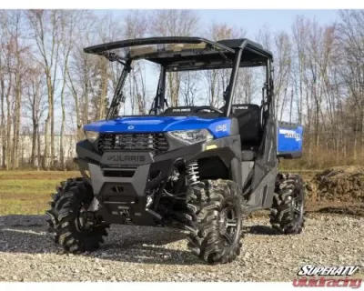 SuperATV Scratch-Resistant Flip Windshield Polaris Ranger SP 570 2016-2023 - FWS-P-RAN570-001-70
