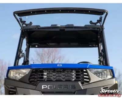SuperATV Scratch-Resistant Flip Windshield Polaris Ranger SP 570 2016-2023 - FWS-P-RAN570-001-70