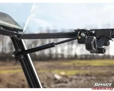 SuperATV Scratch-Resistant Flip Windshield Polaris Ranger SP 570 2016-2023 - FWS-P-RAN570-001-70
