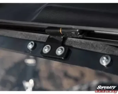 SuperATV Scratch-Resistant Flip Windshield Polaris Ranger SP 570 2016-2023 - FWS-P-RAN570-001-70
