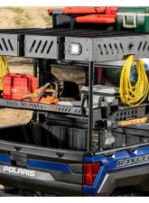 SuperATV Extruded Aluminum Raised Bed Rack w/ 2 Recessed Lights Polaris Ranger XP 1000 2017+                                     - RBR-P-RAN1K-K2 - Image 10