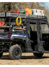 SuperATV Extruded Aluminum Raised Bed Rack w/ 2 Recessed Lights Polaris Ranger XP 1000 2017+                                     - RBR-P-RAN1K-K2 - Image 3
