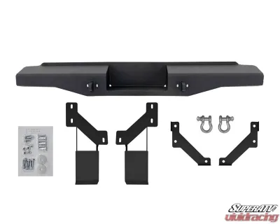 SuperATV Sheet Metal Rear Bumper Can-Am Defender HD | Max HD 2016+ - RB-CA-DEF-002-00