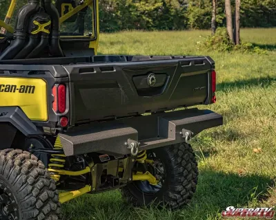 SuperATV Sheet Metal Rear Bumper Can-Am Defender HD | Max HD 2016+ - RB-CA-DEF-002-00
