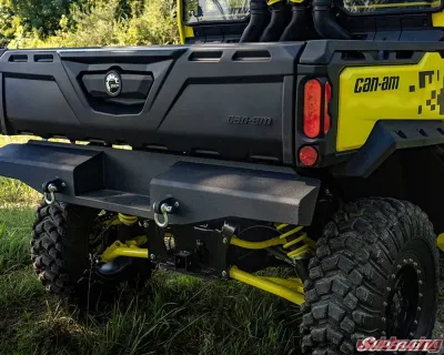 SuperATV Sheet Metal Rear Bumper Can-Am Defender HD | Max HD 2016+ - RB-CA-DEF-002-00