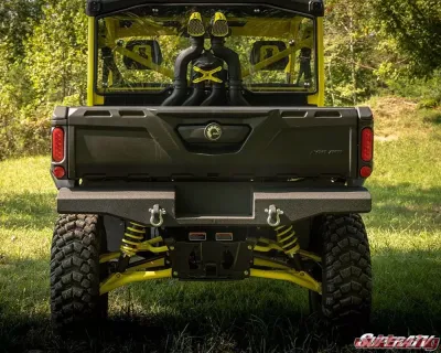 SuperATV Sheet Metal Rear Bumper Can-Am Defender HD | Max HD 2016+ - RB-CA-DEF-002-00