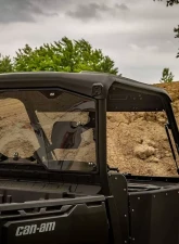 SuperATV Rear Windshield Scratch Resistant Polycarbonate Light Tint - No Print Can-Am Defender 2016+                                     - RWS-CA-DEFXMR-72 - Image 2