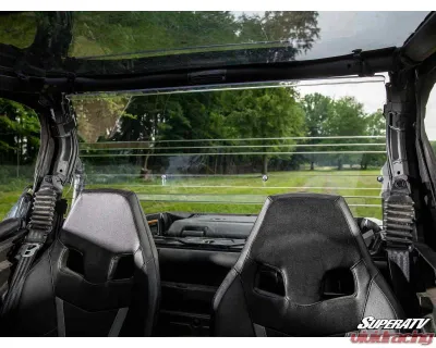SuperATV Rear Windshield Can-Am Commander 2021+ - RWS-CA-COM4-75