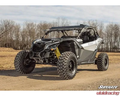 SuperATV Black 64" Wide Atlas Pro A-Arms w/out Ball Joints Can-Am Maverick X3 2017+ - AA-CA-X3-HC-001-02